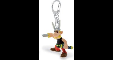 Asterix & Obelix: Asterix Houdt zwaard vast - speelfiguurtje met sleutelhanger - 6cm
