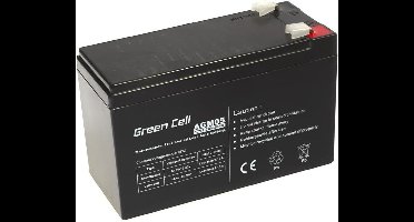 Green Cell Loodaccu 12 V 7.2 Ah Loodgel (b x h x d) 151 x 95 x 65 mm Kabelschoen 6.35 mm Cyclusbestendig, Onderhoudsvrij