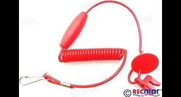 Sierra 4097 Noodmotoruitschakelaar Rood