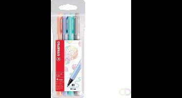 STABILO pointMax - Hardtip Fineliner 0,8 mm - Etui Met 4 Pasteltinten
