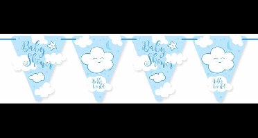 Folat - Vlaggenlijn Baby Shower Blauw (6 meter)