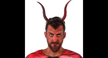 ATOSA - Haarband met duivel hoorns voor volwassenen
