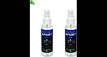 Magnesium sportolie+MSM van Himalaya magnesium | Magnesiumspray 2x 100 ml | Magnesium olie+MSM voor je spieren | Magnesium olie voeten