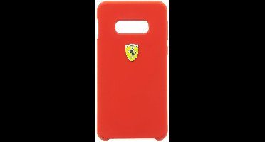 Ferrari Off-Track Silicone Case voor Samsung Galaxy S10 - Rood