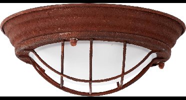 Brilliant TYPHOON - Plafondlamp - Roestkleurig;Zwart