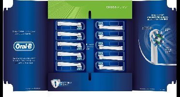 Oral-B CrossAction Opzetborstels - 10 stuks - Brievenbusverpakking
