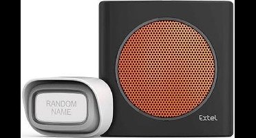 Extel diBi Flash soft orange draadloze deurbel
