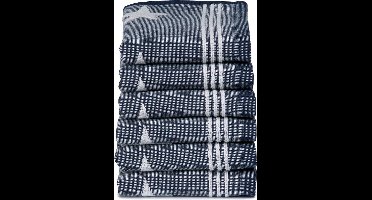 Seahorse Stardust - Gastendoek - Blue - 30 x 50 cm - Set van 6