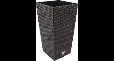 Bloempot Bloembak Rato Square 40x40x75cm UMBER BRUIN Prosperplast