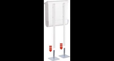 Burg-Wächter Universele 150 Montagebasis Voet Wit (2stuks).