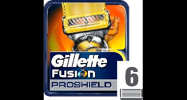 Gillette Fusion Proshield - 6 Stuks - Scheermesjes