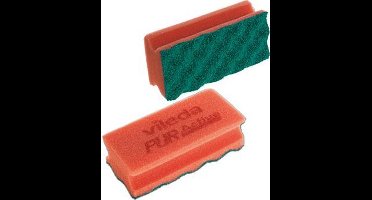 Vileda PurActive schuurspons - rood