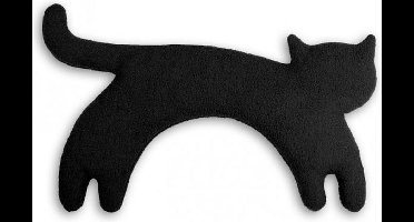 Leschi Nek Warmtekussen Minina de Kat - zwart