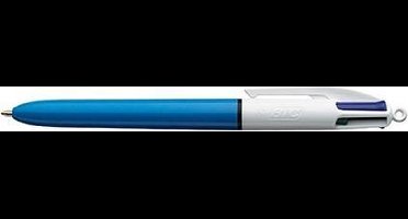 BIC 4 Kleuren balpen met Kliksysteem - 1 stuks - Medium Punt 1 mm