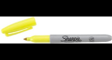 Sharpie neon yellow met fijne punt