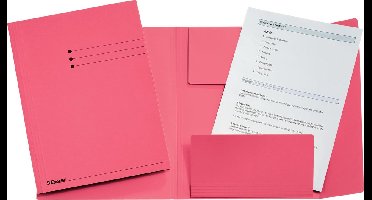 Esselte Manilla 3-klepsmap - A4 - 50 stuks - Roze