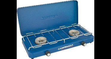 Campingaz Base Camp Camping kooktoestel - 2 pits camping gas kooktoestel - 2x 1600 Watt - blauw