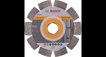 Bosch - Diamantdoorslijpschijf Expert for Universal 125 x 22,23 x 2,2 x 12 mm