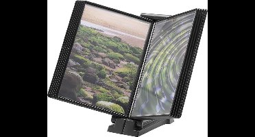 Infomanager Djois Flex-O-Frame basis met 10-tassen antraciet/zwart