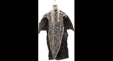 Vegaoo - Zwart met witte reaper hangdecoratie