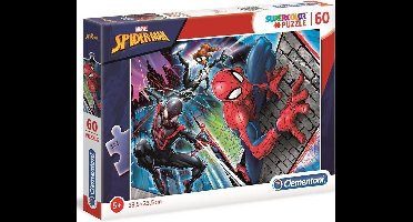 Clementoni - Puzzel - 60 Stukjes - Spider-Man - Puzzel Voor Kinderen - Vanaf 5 Jaar