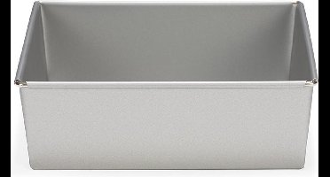 Patisse Vierkantvorm 21 Cm Staal Zilver