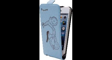 Vespa iPhone 5 Flip Case Blue Sky Outlines