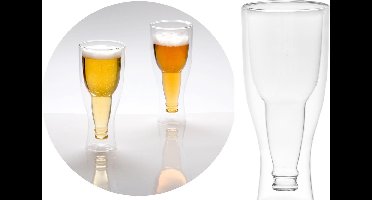 Balvi Gravity Bierglazen - Kristal - 250 ml