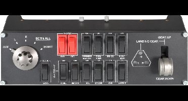 Logitech G Saitek Pro - Flight Switch Paneel - PC - Zwart