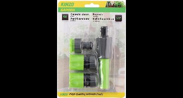 Kinzo tuinslang sproeikop verbindingsstuk set