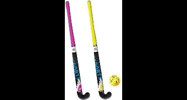 Angel sports Streethockey set van 2 sticks 33 inch met bal