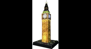 Ravensburger Big Ben Night Edition- 3D puzzel gebouw - 216 stukjes