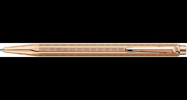 Caran d' Ache Ecridor Chevron balpen Rosé Goud