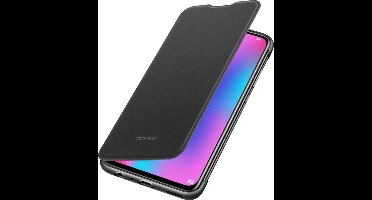 Honor 10 Lite Flip Cover - Zwart