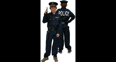 Politie jongen met kepie - Maat 128