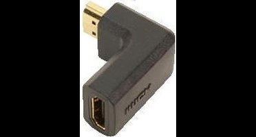 LOGILINK - Adapter - AH0005 - HDMI (F) > HDMI (M) - 90 graden