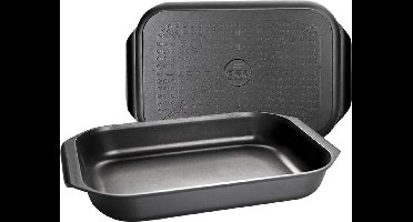 Ibili Braadslede Duo zwart 40 x 26 cm