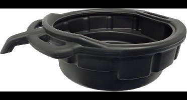 Hofftech Oliebak met Tuit 15 Ltr - voor het vervangen van olie - zwart