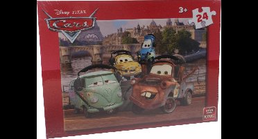 King Legpuzzel Disney Cars Junior Karton 24 Stukjes - Puzzel Kinderen kids