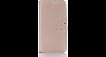 Vintage book cover wallet hoesje grijs Huawei P9