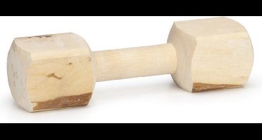 Beeztees Apporteerblok - Hondenspeelgoed - Hout - 350-400 gram