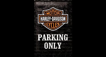 Harley Davidson - Parking Only 15 x 20 cm