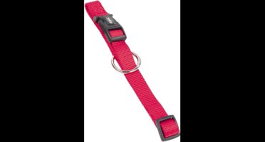 Nobby Halsband Classic - Hond - 20 tot 35 cm lang - 1 cm breed - Rood