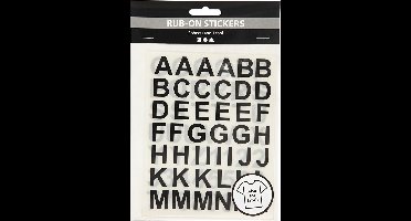 CC Rub-on Letters en Cijfers 12x15 cm 2 vellen