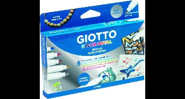 Giotto Box Of 5 Metal Fibre Pen