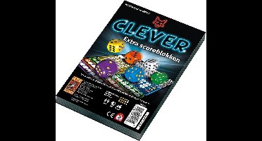 999 Games - Scoreblokken - Clever - twee stuks - Dobbelspel