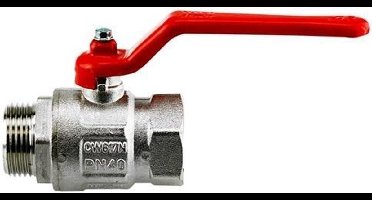Kogelkraan 1/2 Bu x Bi max. 50 bar
