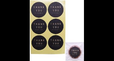 Hiden - Thank You Stickers – Give away – Feestjes- Versiering - 30 stickers