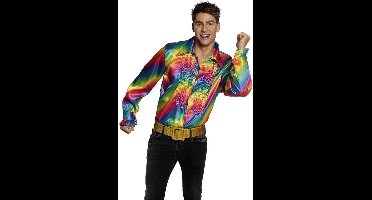 PartyXplosion - Blouse - Regenboog - XL