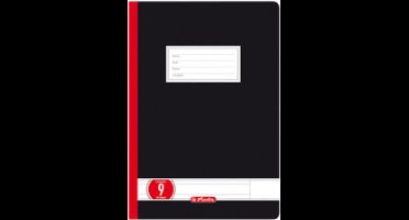 Herlitz leerlingenschrift, A4-formaat, geruit met marge.
